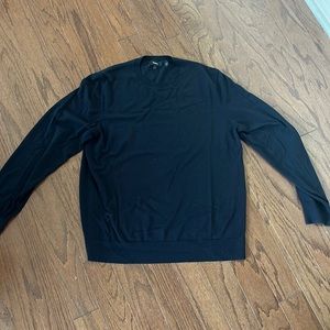 Theory large navy blue sweater